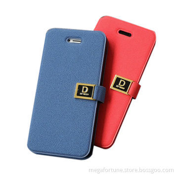 Flip Creative Folding Leather Case for iPhone 5s, with Hardware Button, Good-quality and Inexpensive